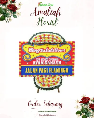 Bunga Papan Congratulation di Loji
